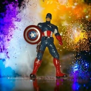 Captain America action figure~very collectible